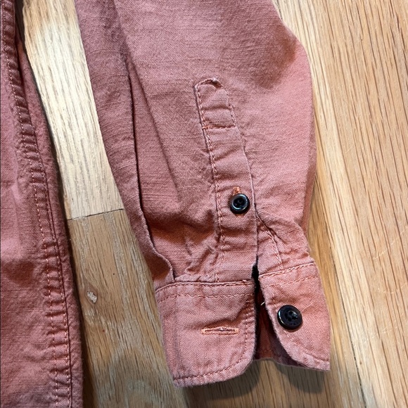 Zara Kids Rust Button-Down Shirt - Picture 5 of 6